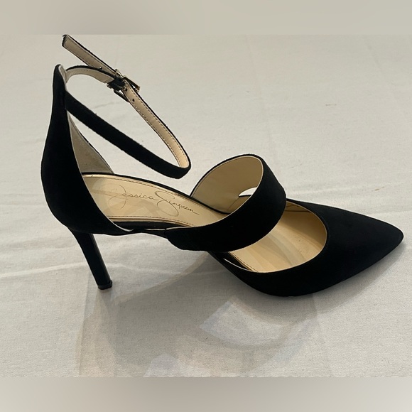 ✨ Jessica Simpson Black and Gold Heels ✨ - Picture 7 of 11